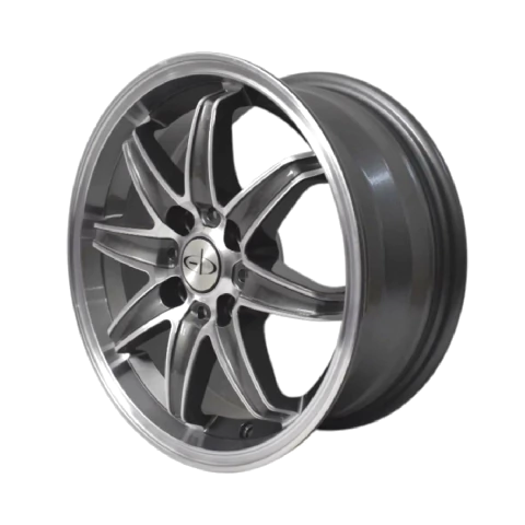 Llanta Aleación EB NC B Diamantado Y Negro 15X6 4X100 Deportiva